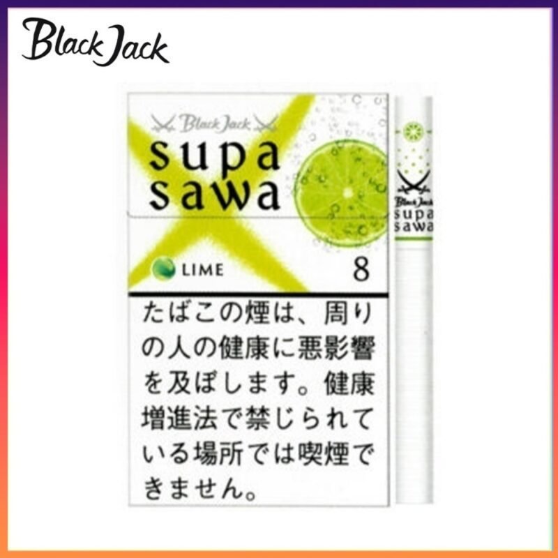Black Jack SUPA SAWA黑傑克青檸香煙8mg
