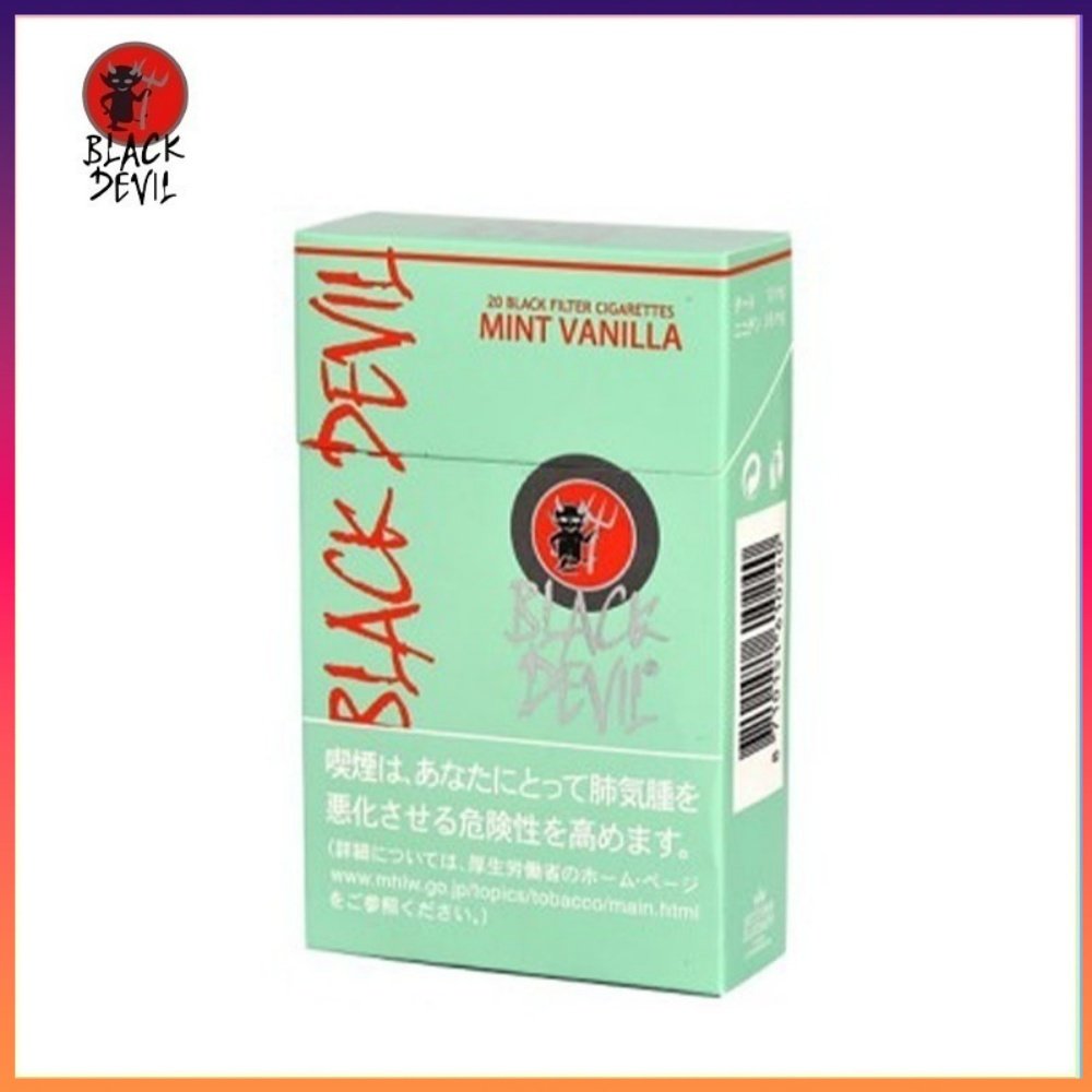 黑魔鬼Black Devil香草绿色 Black Devil黑魔鬼香草薄荷香煙10mg